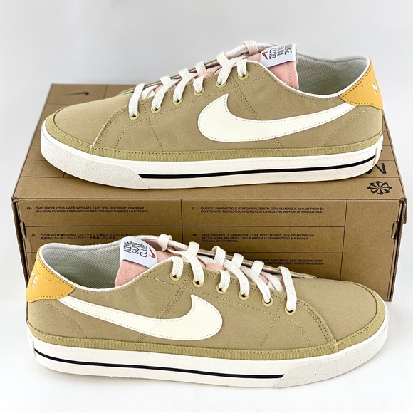 Nike Other - Nike Court Legacy Canvas Next Nature Wheat Sail Men's Sneakers Shoes DV0516-700